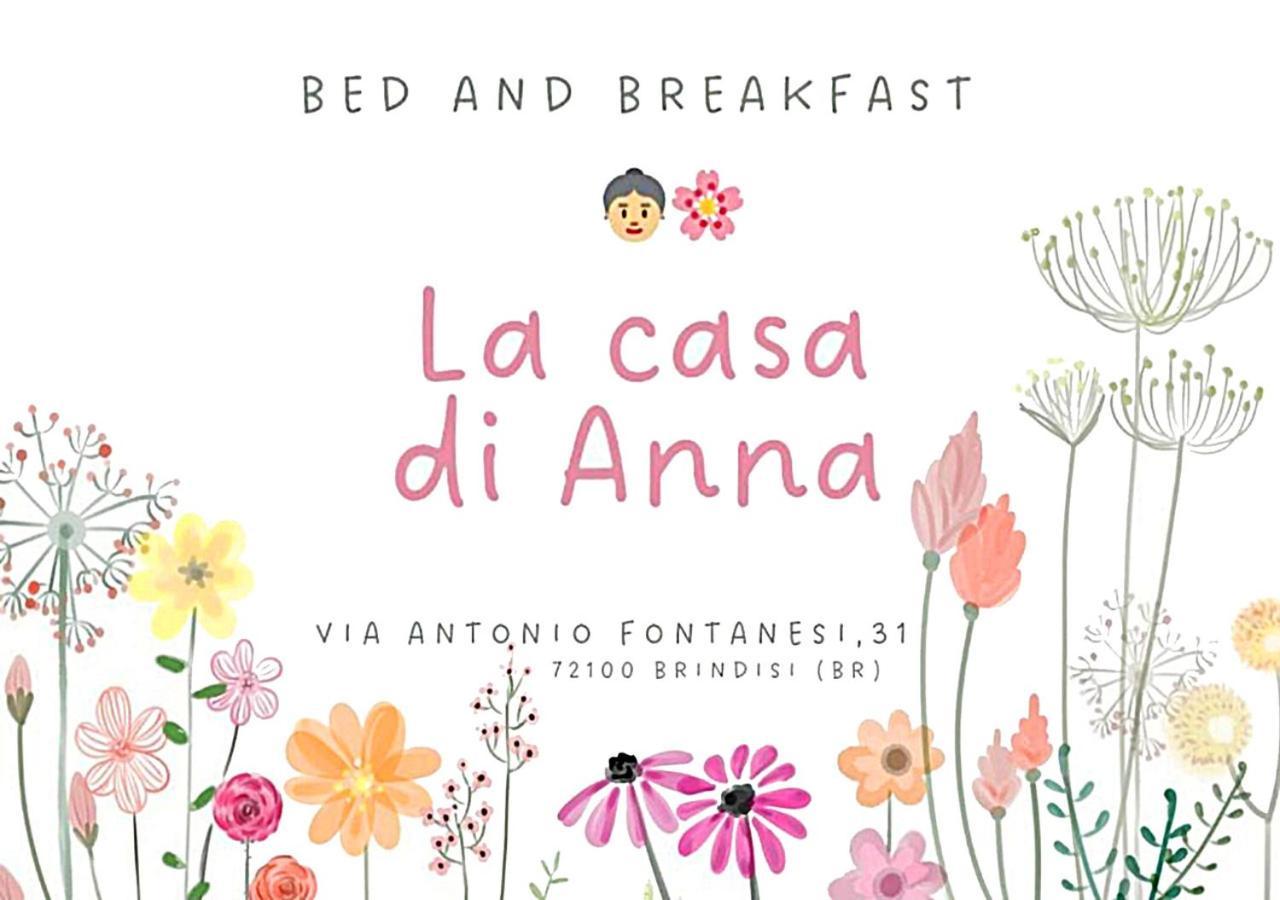 Apartament La Casa Di Anna Brindisi Zewnętrze zdjęcie